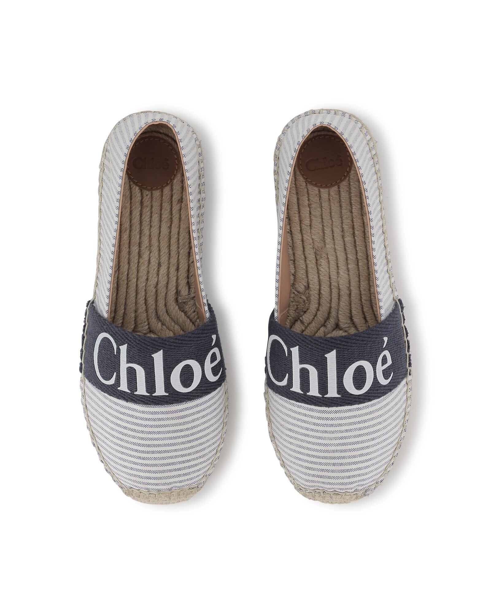Espadrilles avec logo - Bleu Blanc