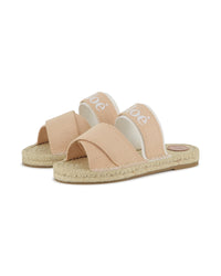 Signed textile sandals - Petit Buerre
