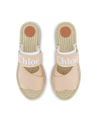 Signed textile sandals - Petit Buerre