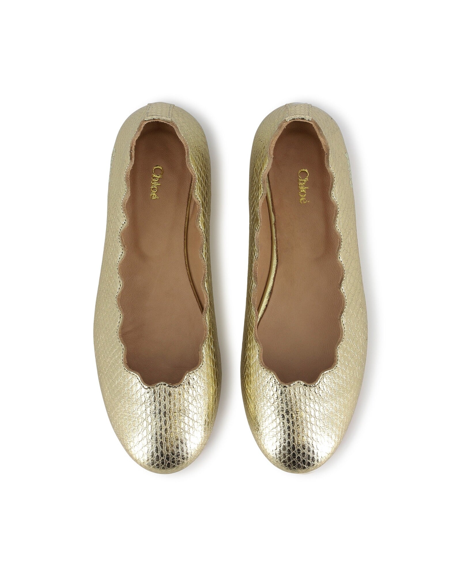 Leather ballerinas - Doré Clair