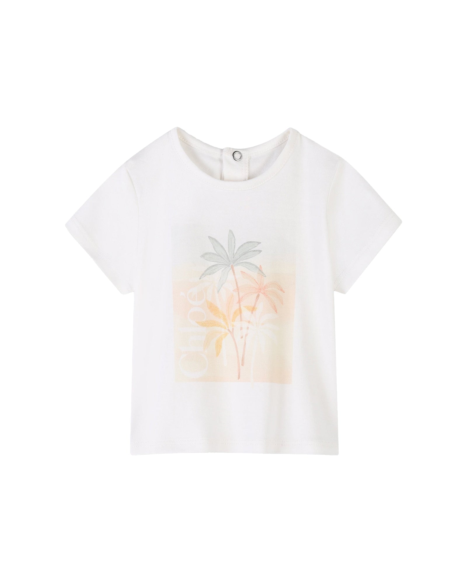 T-shirt manches courtes avec logo en coton - Off White