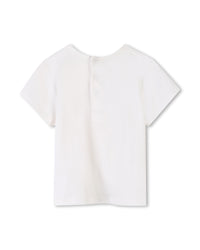 T-shirt manches courtes avec logo en coton - Off White