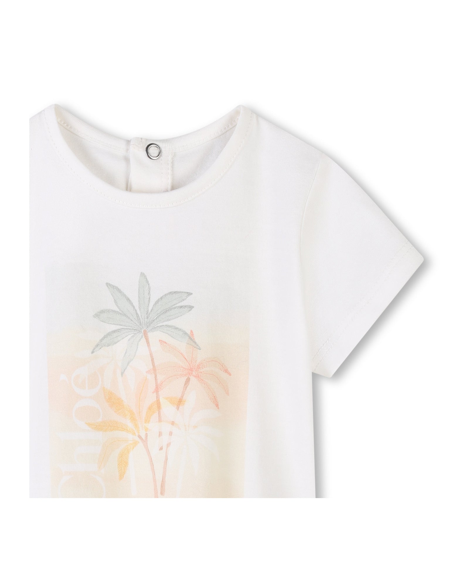 T-shirt manches courtes avec logo en coton - Off White