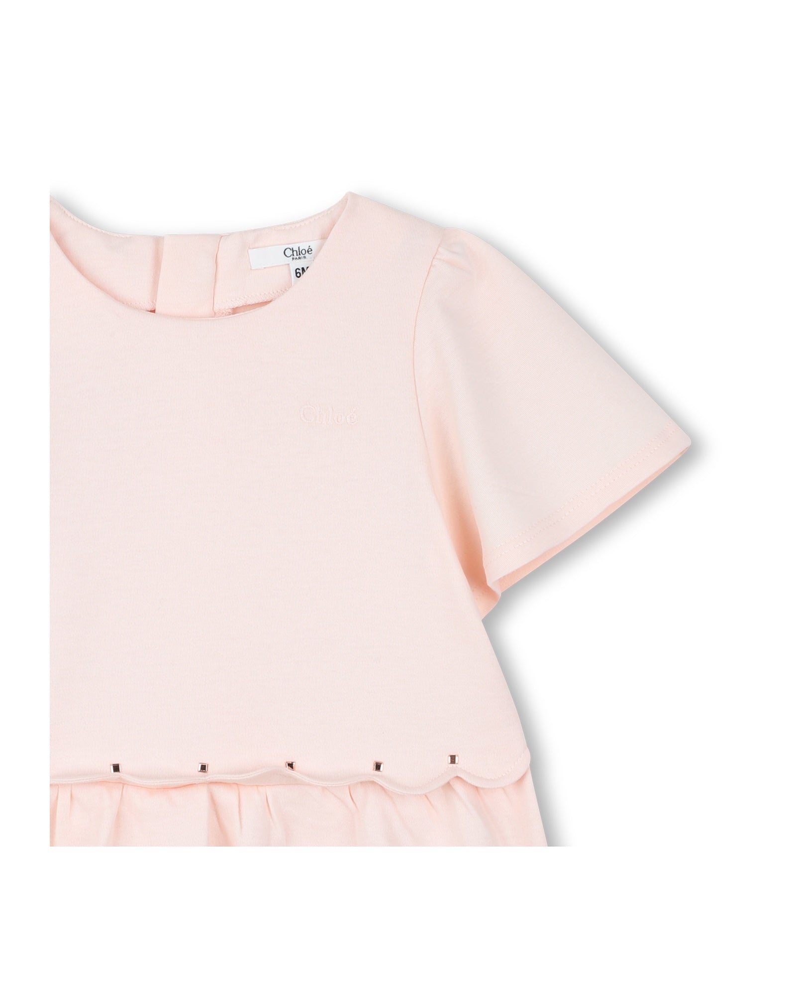 Robe à manches courtes en coton - Petal Pink
