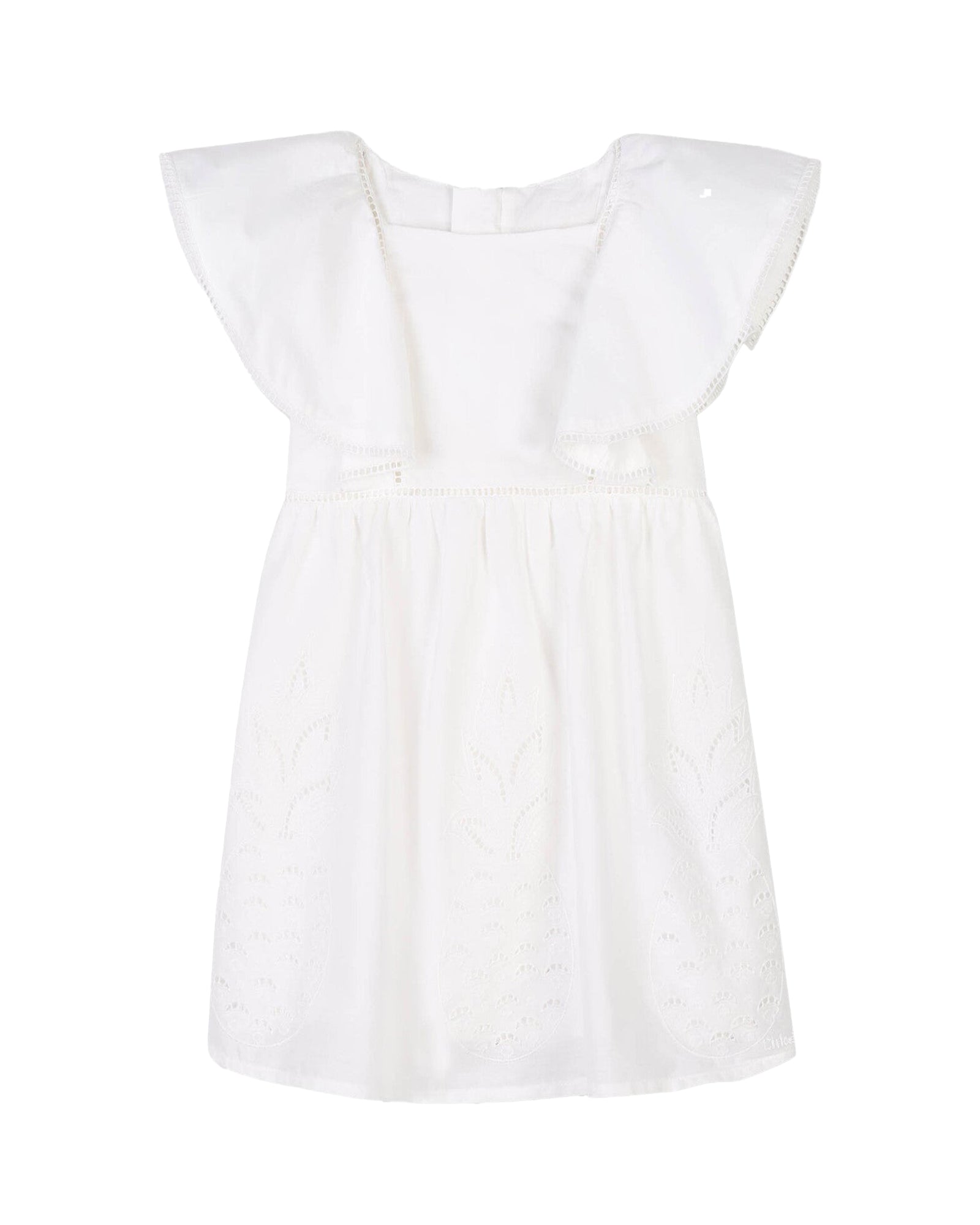 Ensemble robe chapeau en coton - Off White