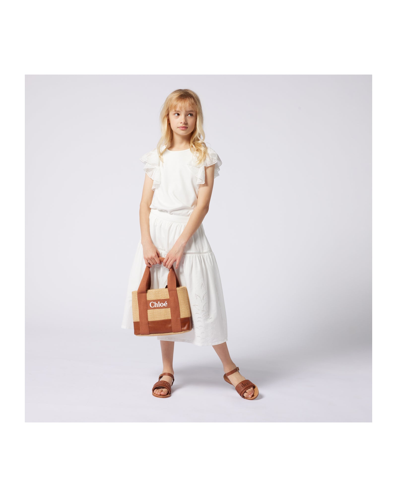Sac bandoulière en fausse paille - Camel