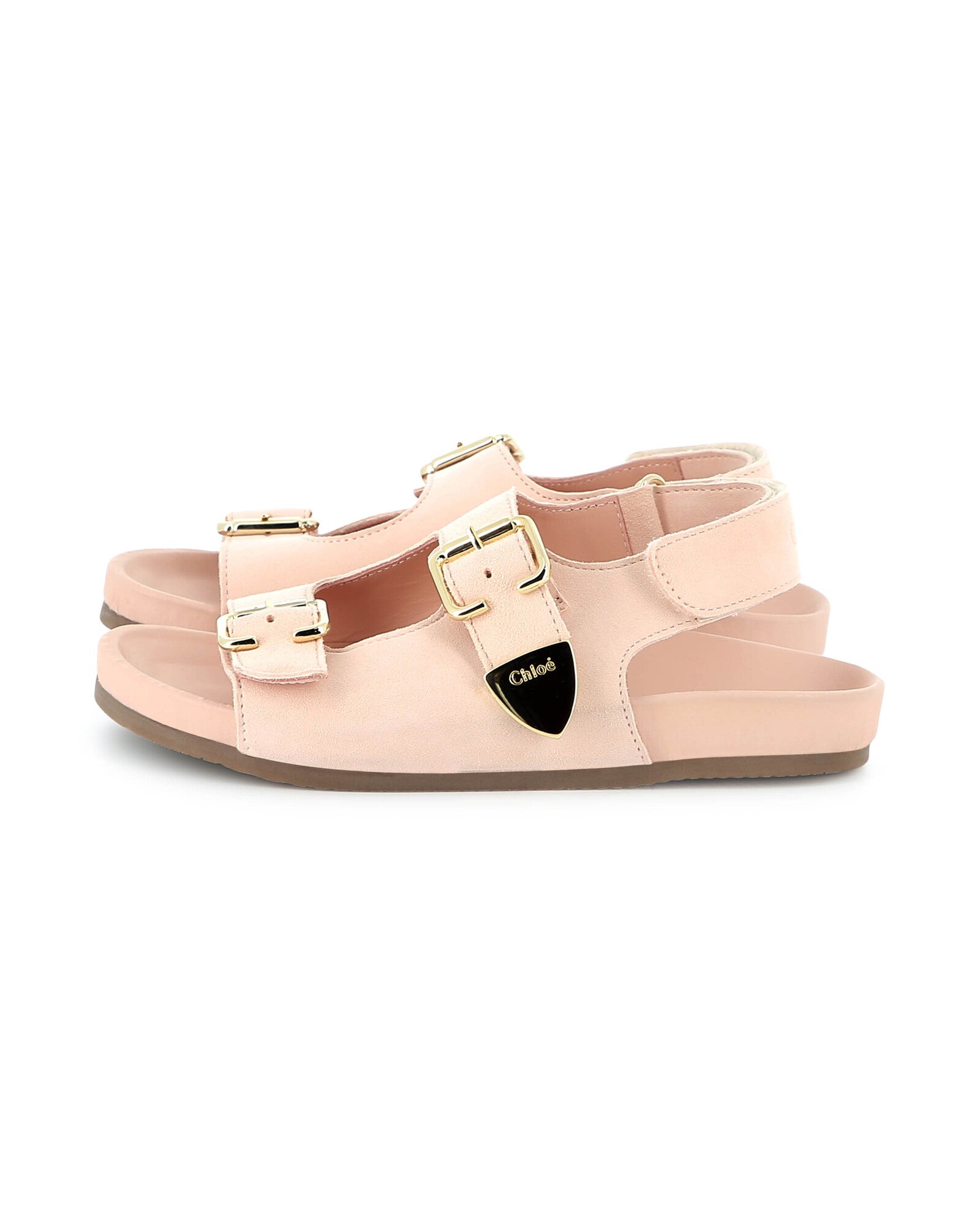 Sandales en cuir - Rose Poudrier