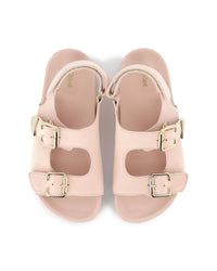 Sandales en cuir - Rose Poudrier