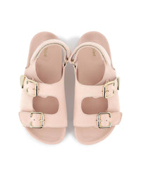 Sandales en cuir - Rose Poudrier