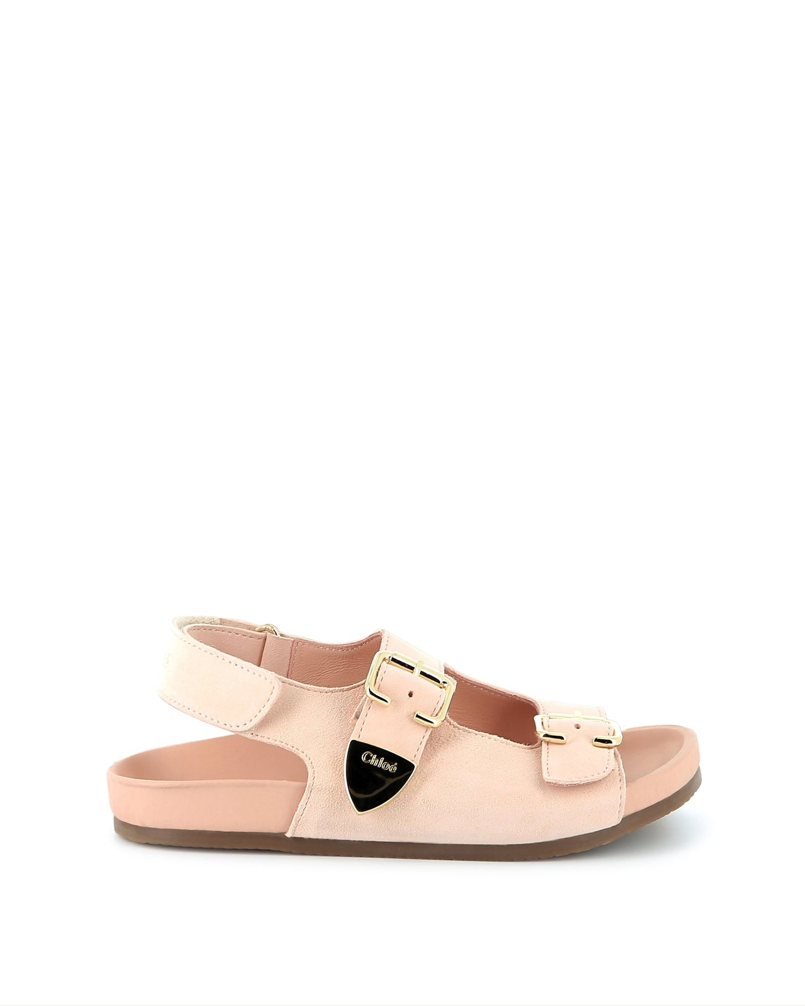 Sandales en cuir - Rose Poudrier