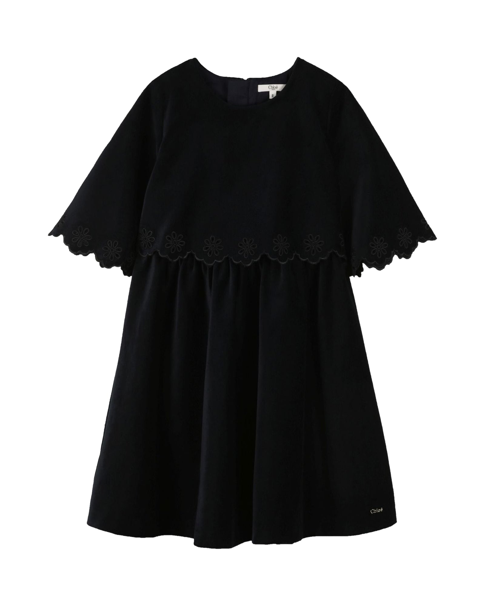 ROBE MANCHES COURTES