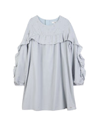 Studded dress - Washed blue