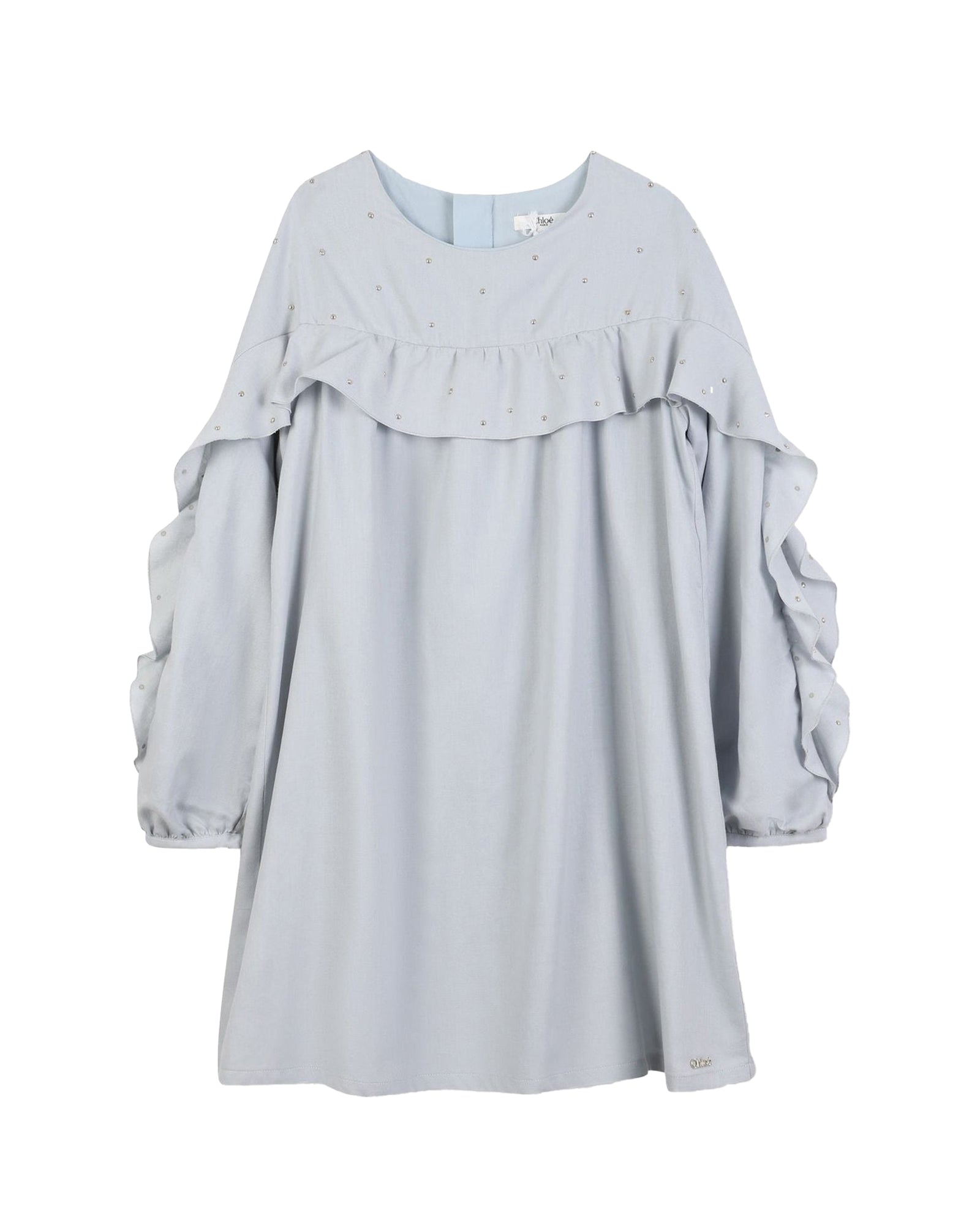 Studded dress - Washed blue
