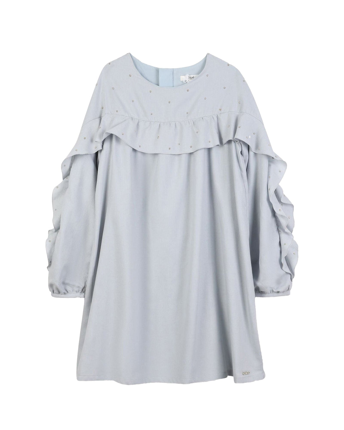 Robe ornée de clous - Pale Blue