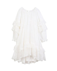 Tulle maxi dress - Off White