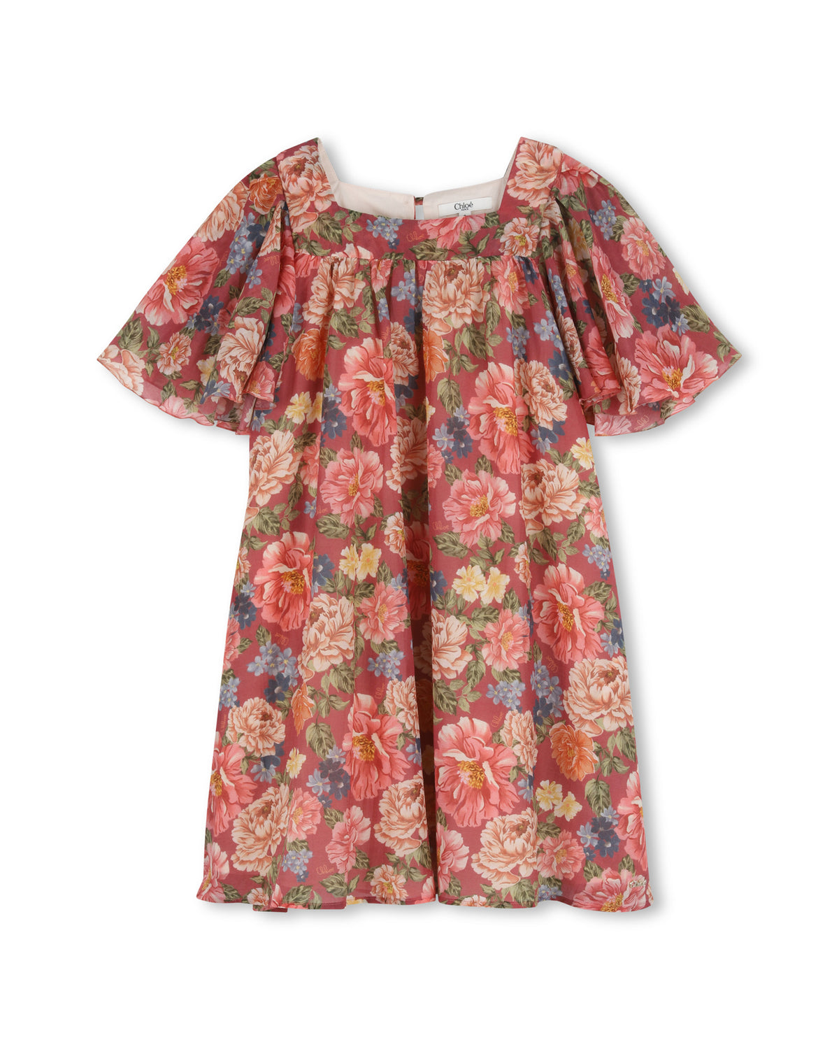 Robe manches courtes - Garnet Rose