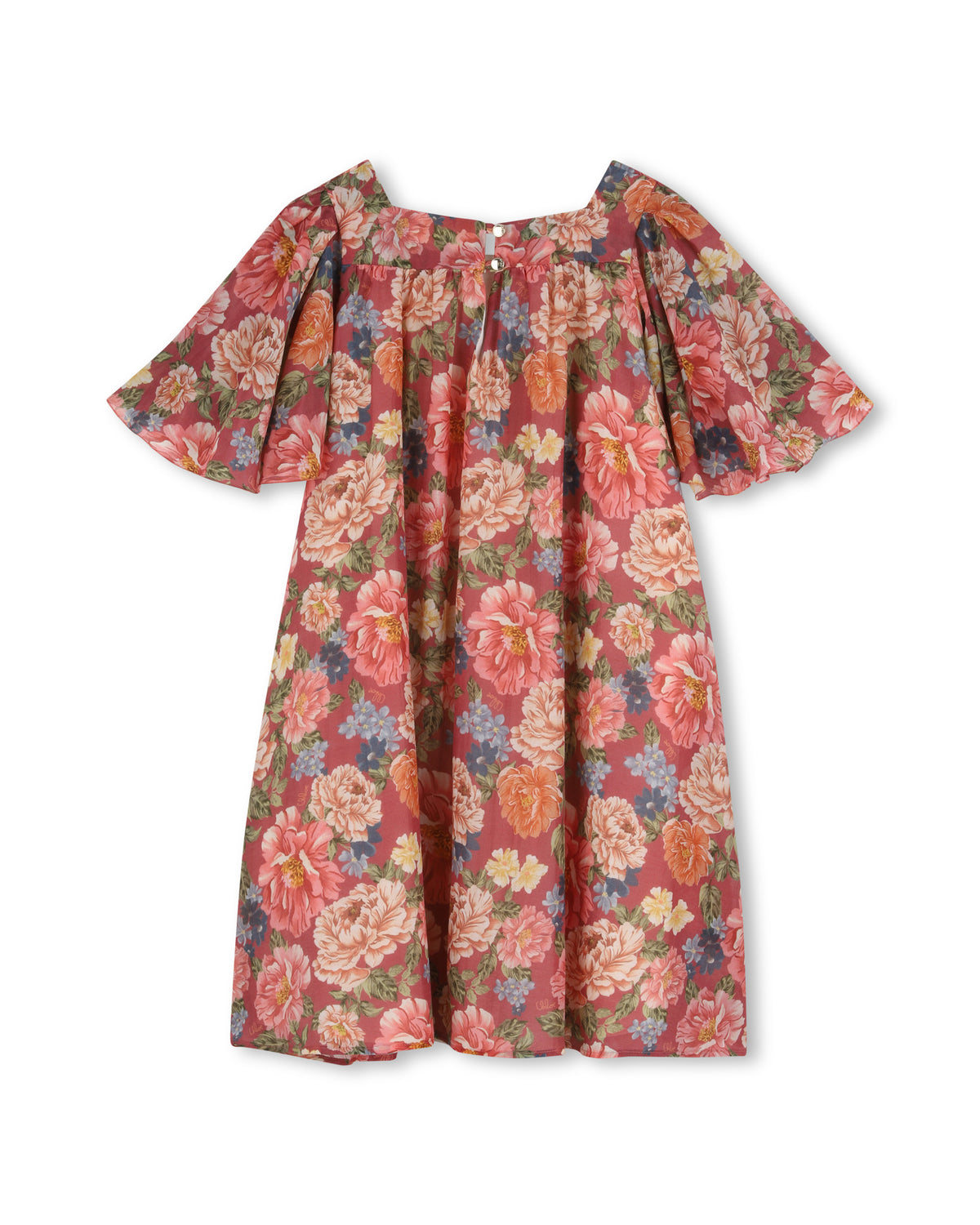 Robe manches courtes - Garnet Rose