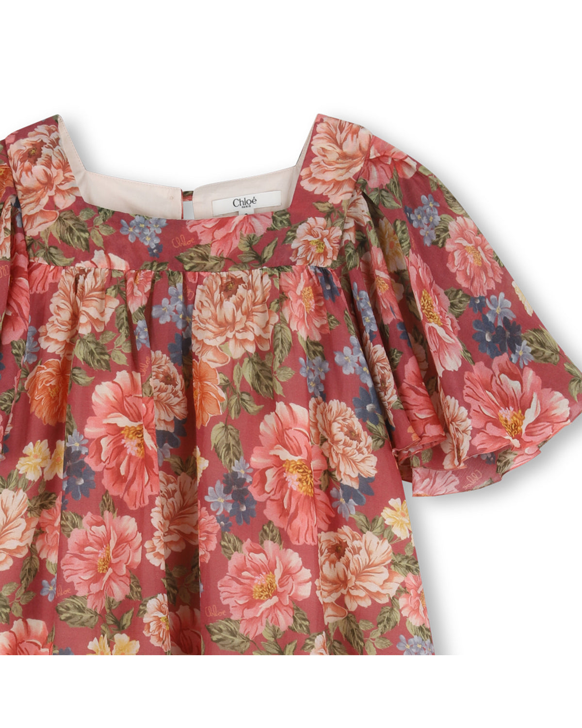 Robe manches courtes - Garnet Rose