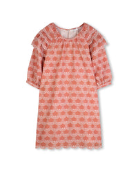 Robe manches courtes - Corail Rose