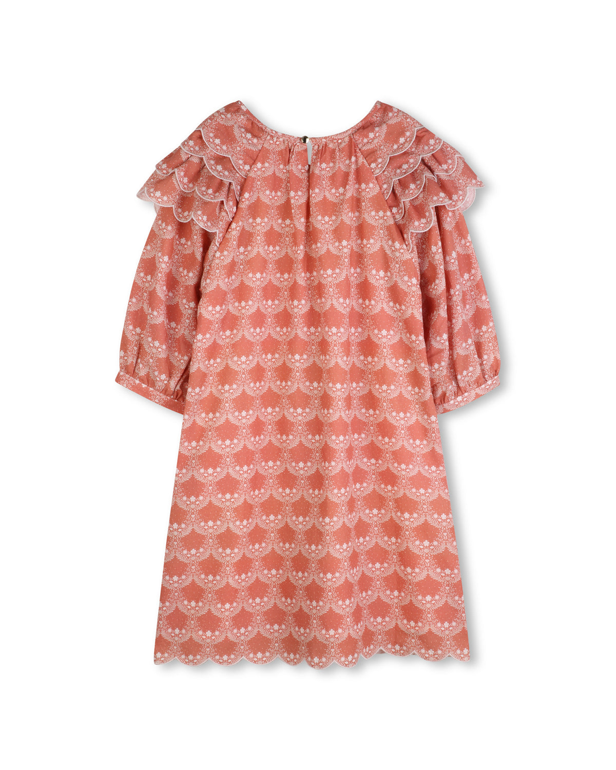 Robe manches courtes - Corail Rose