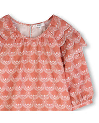 Robe manches courtes - Corail Rose
