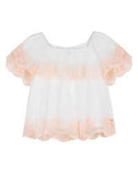 Tulle blouse - Off-white