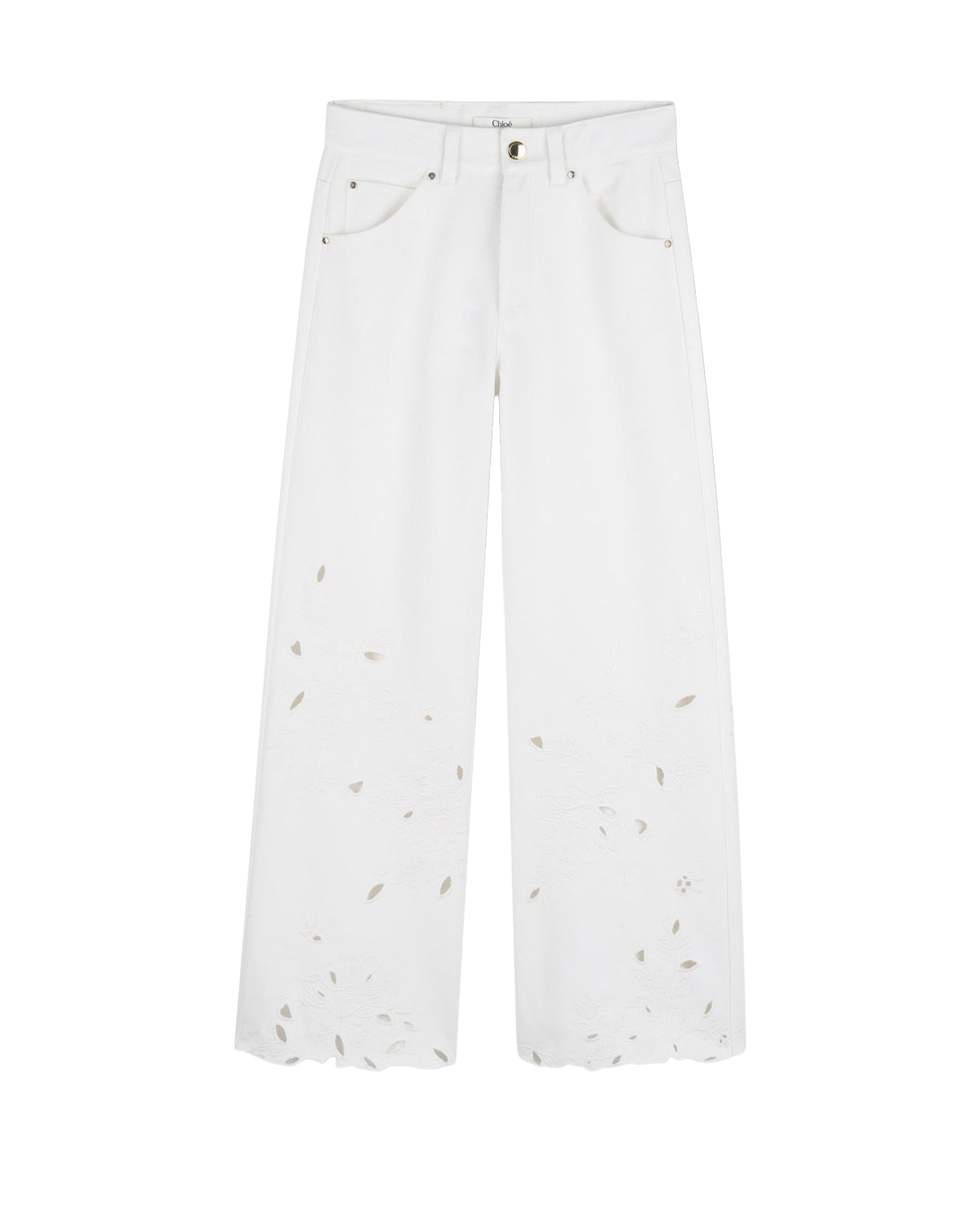 Pantalon à cinq poches - Offwhite