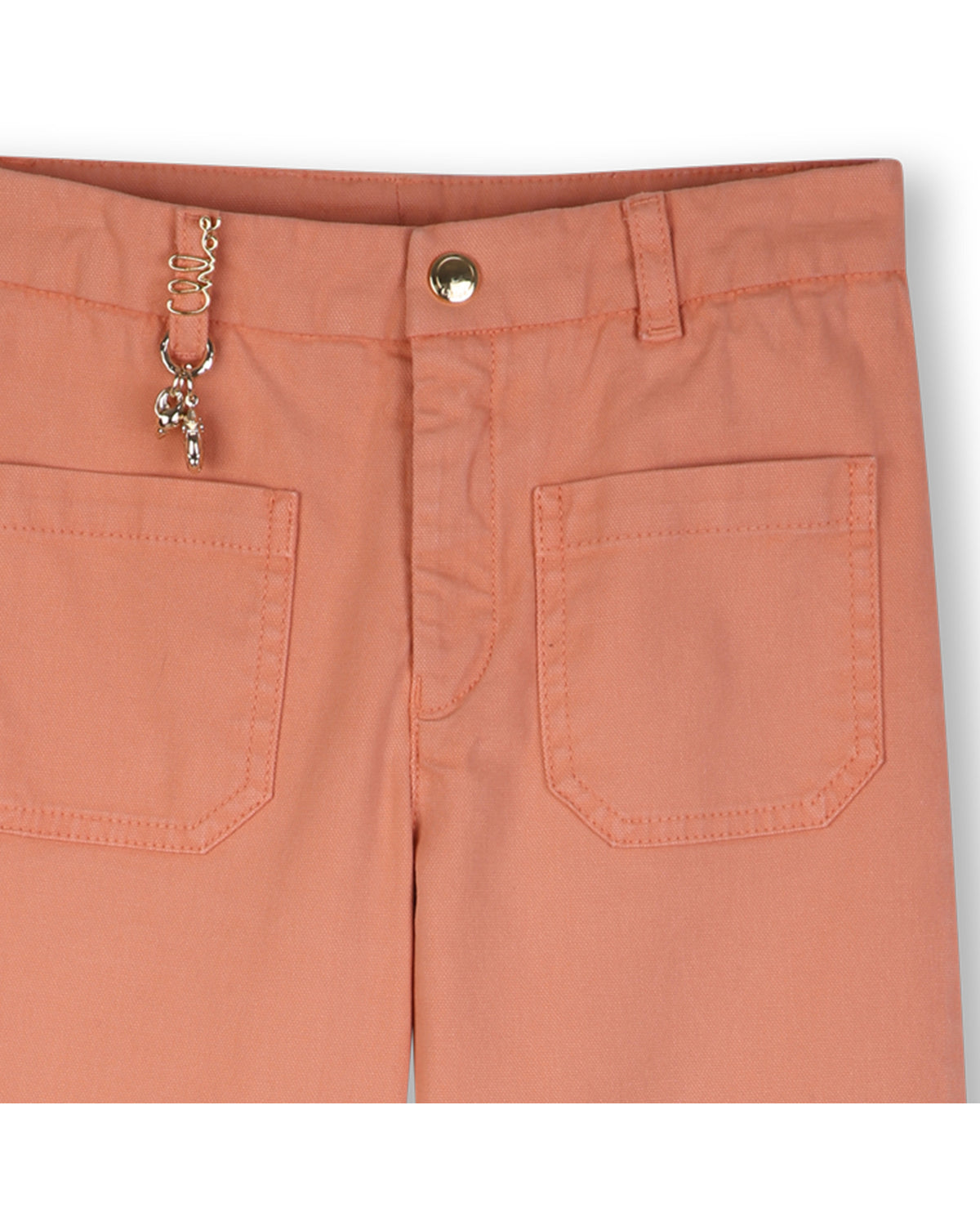 Pantalon en toile - Corail Rose