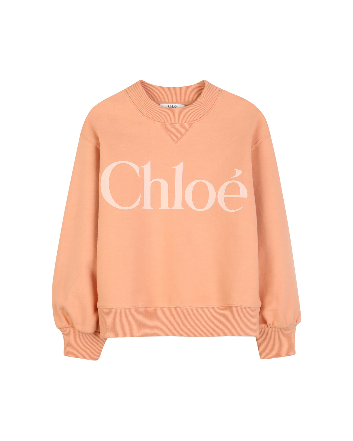 Sweatshirt à col rond - Peach