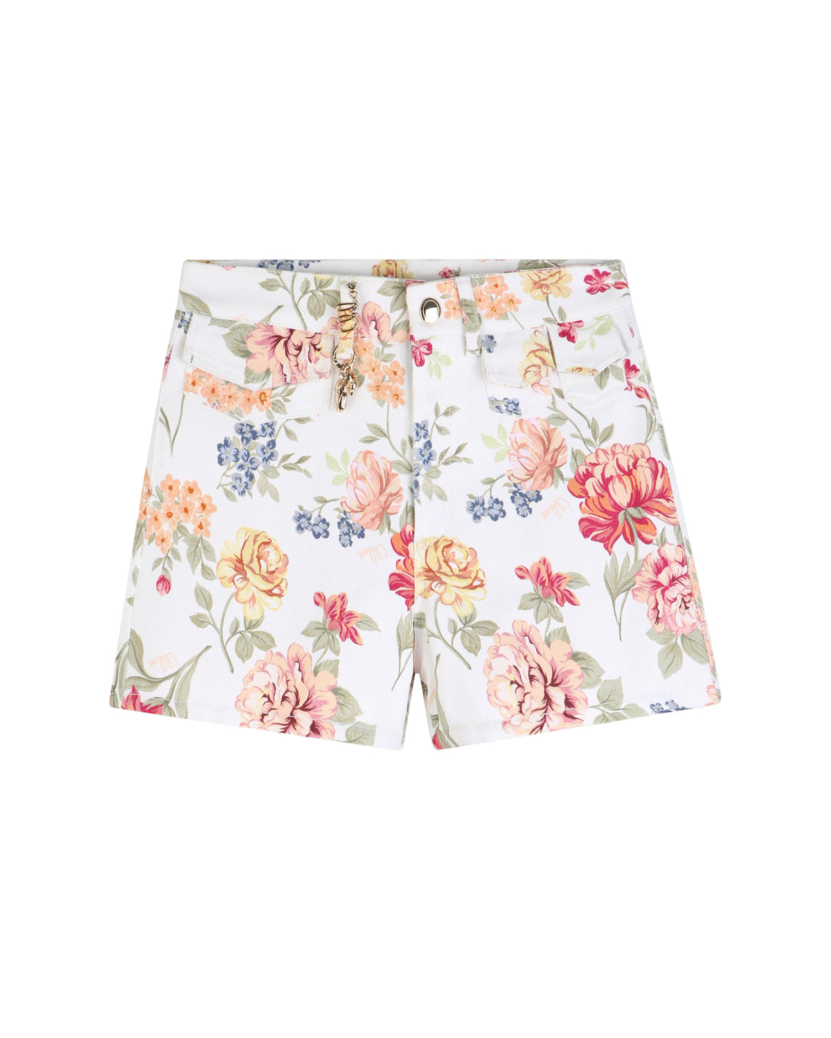 Short avec imprimé floral - Rose