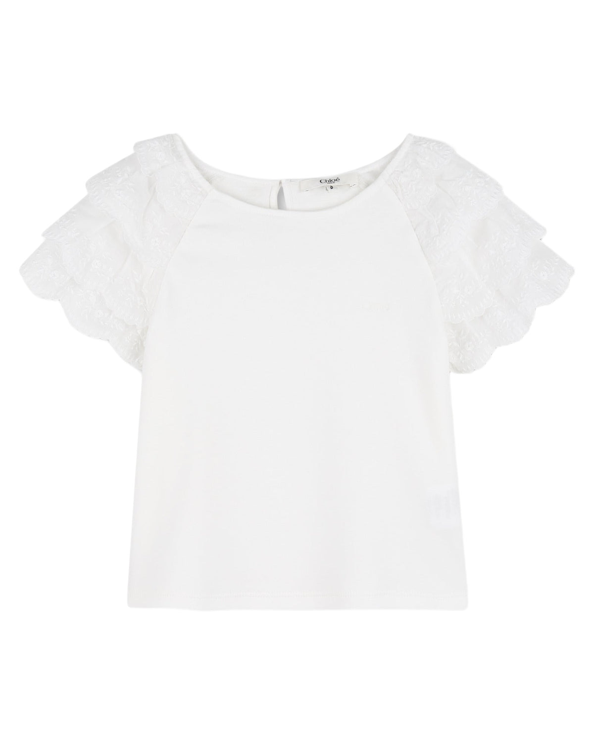 T-shirt en interlock de coton - Offwhite