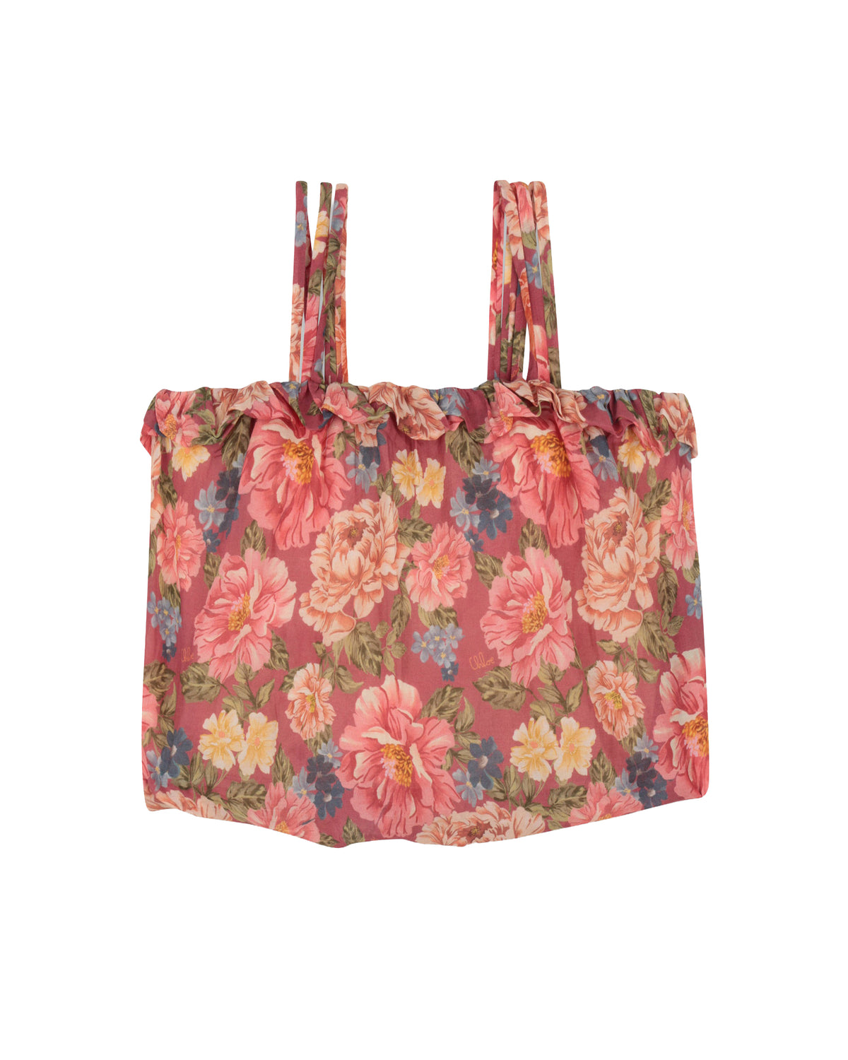 Top a bretelles - Garnet Rose