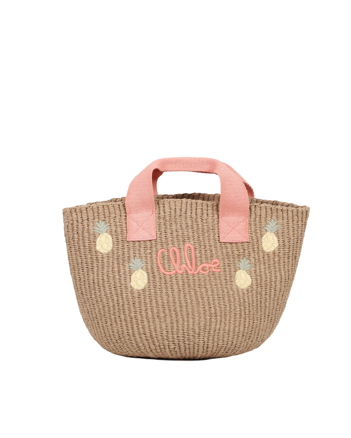 Sac cabas panier  - Peach