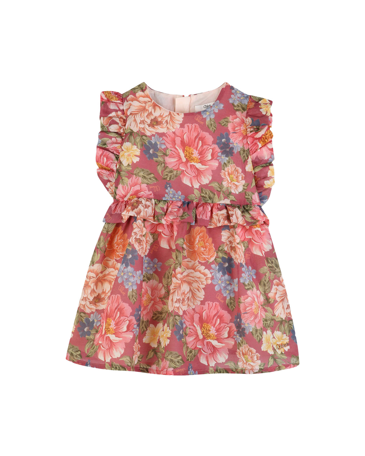 Robe manches courtes - Garnet Rose