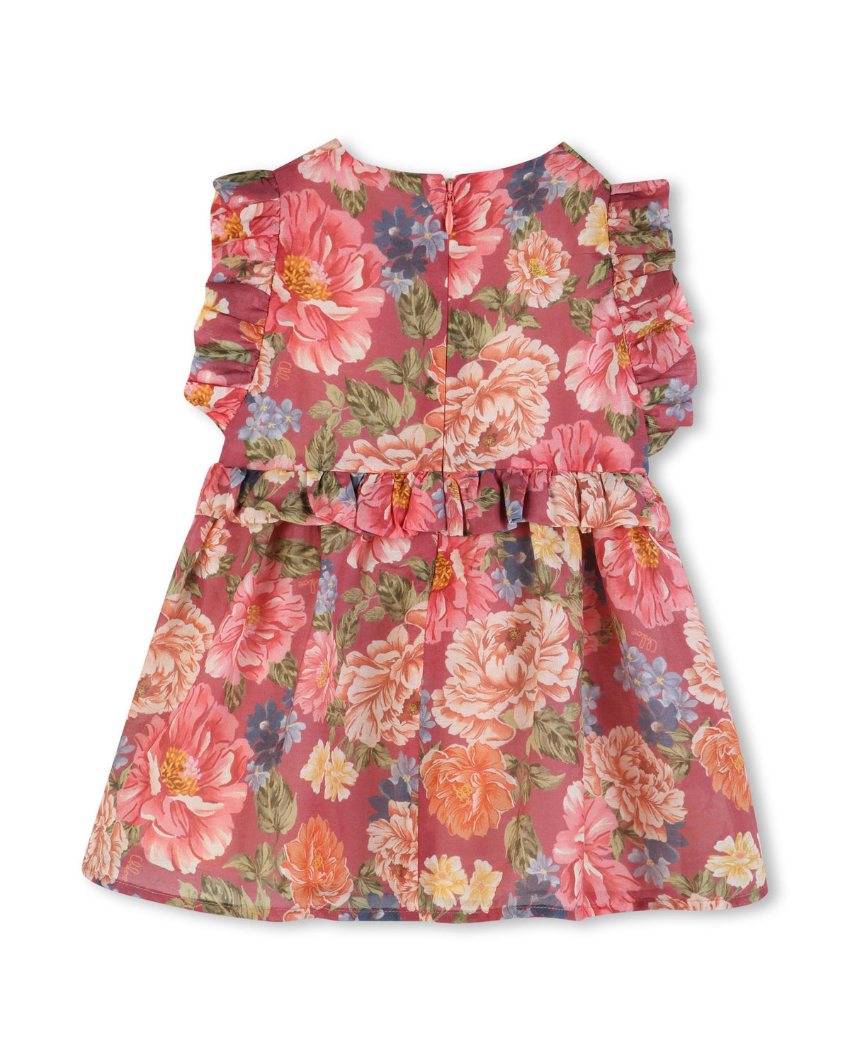 Robe manches courtes - Garnet Rose