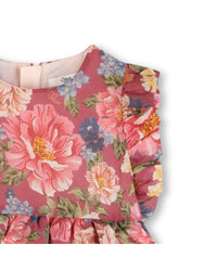 Robe manches courtes - Garnet Rose