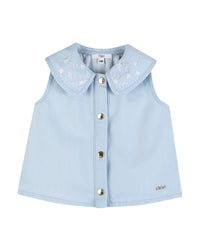 T-shirt sans manches en denim - Bleach
