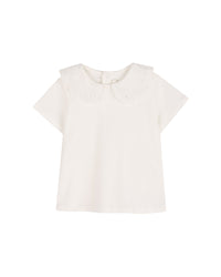 Cotton interlock T-shirt - Off-white
