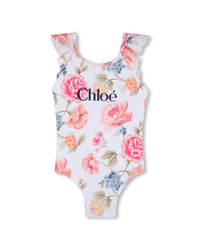 Maillot de bain 1 pièce avec imprimé floral - Rose