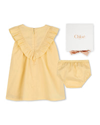 Ensemble robe+bloomer - Jaune Poudre