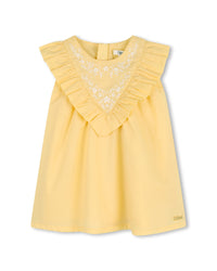 Ensemble robe+bloomer - Jaune Poudre