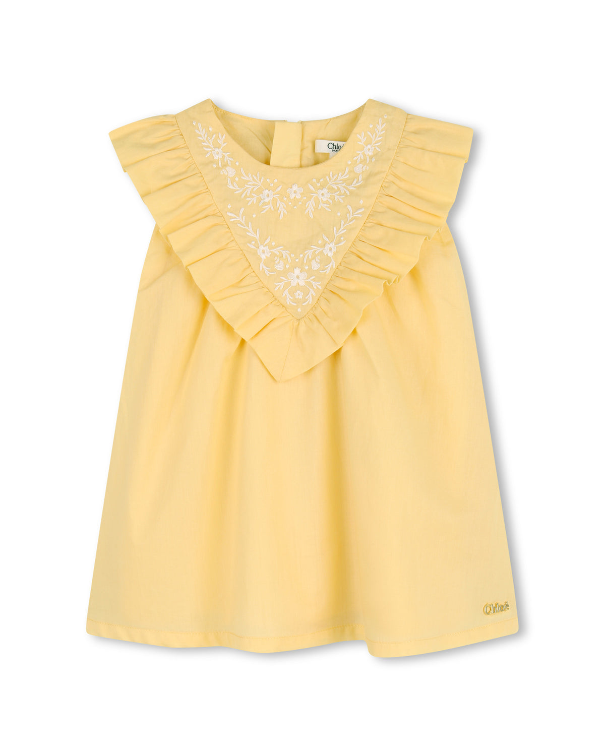 Ensemble robe+bloomer - Jaune Poudre