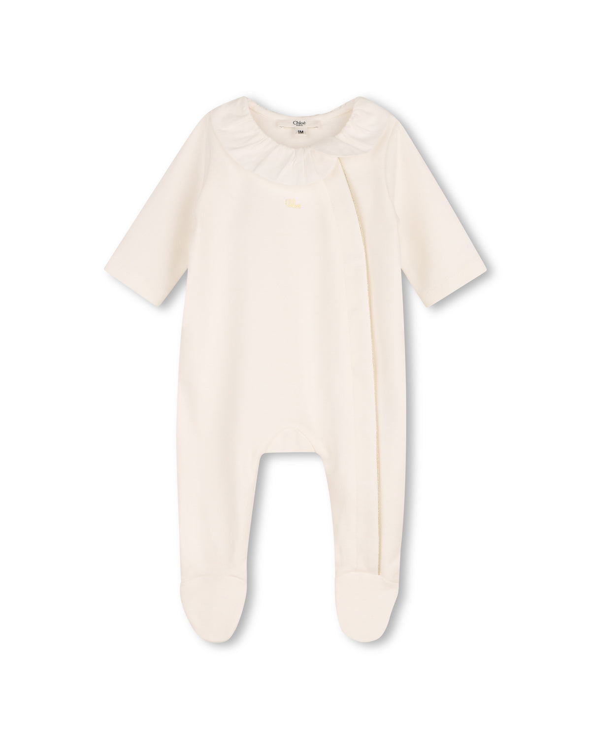 Ens.pyjama+bavoir+bonnet - Offwhite