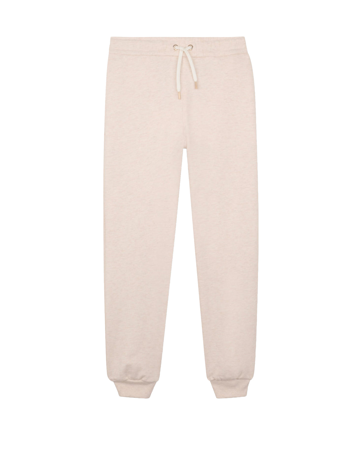 Pantalon chiné à ceinture élastiquée - Ecru Chine