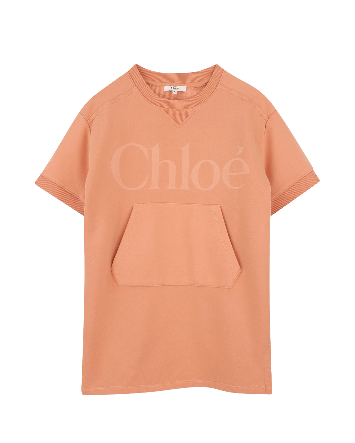 Robe manches courtes - Peach