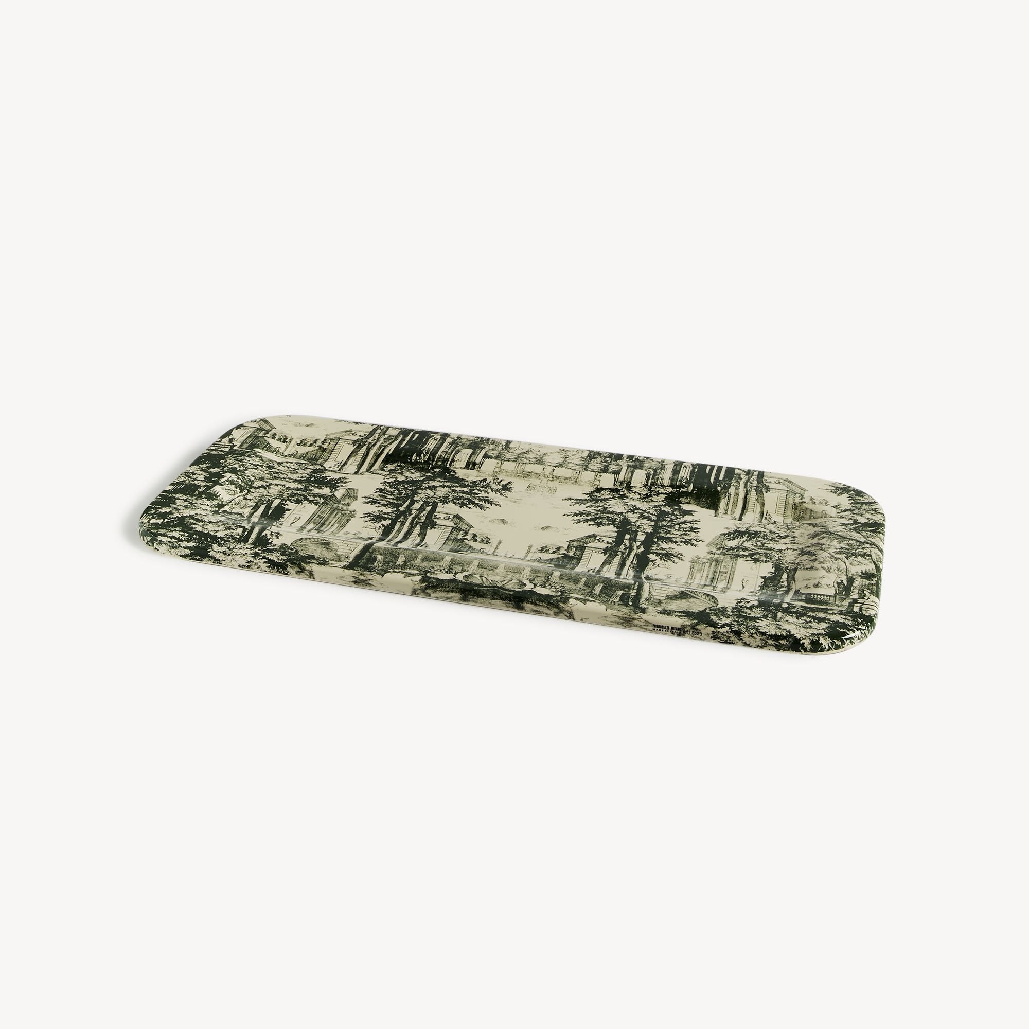 Giardino Settecentesco tray - Green & Ivory