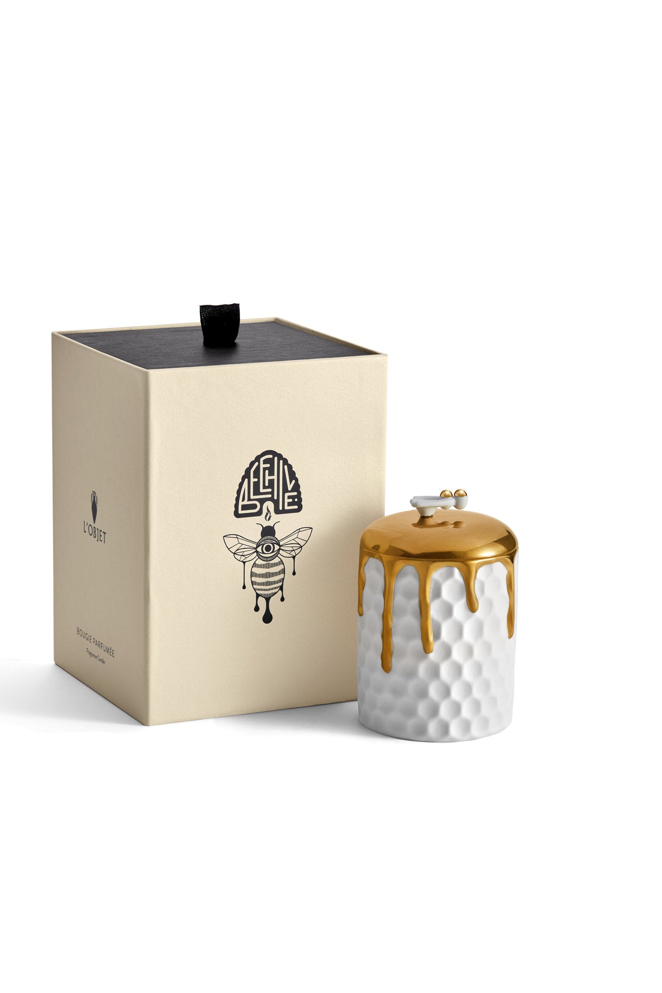 Bougie Apothecary en porcelaine - Abeille