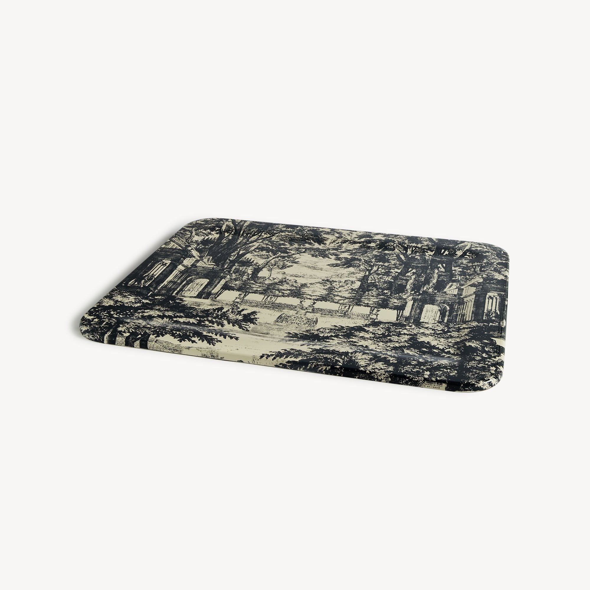 Giardino Settecentesco tray - Blue & Ivory