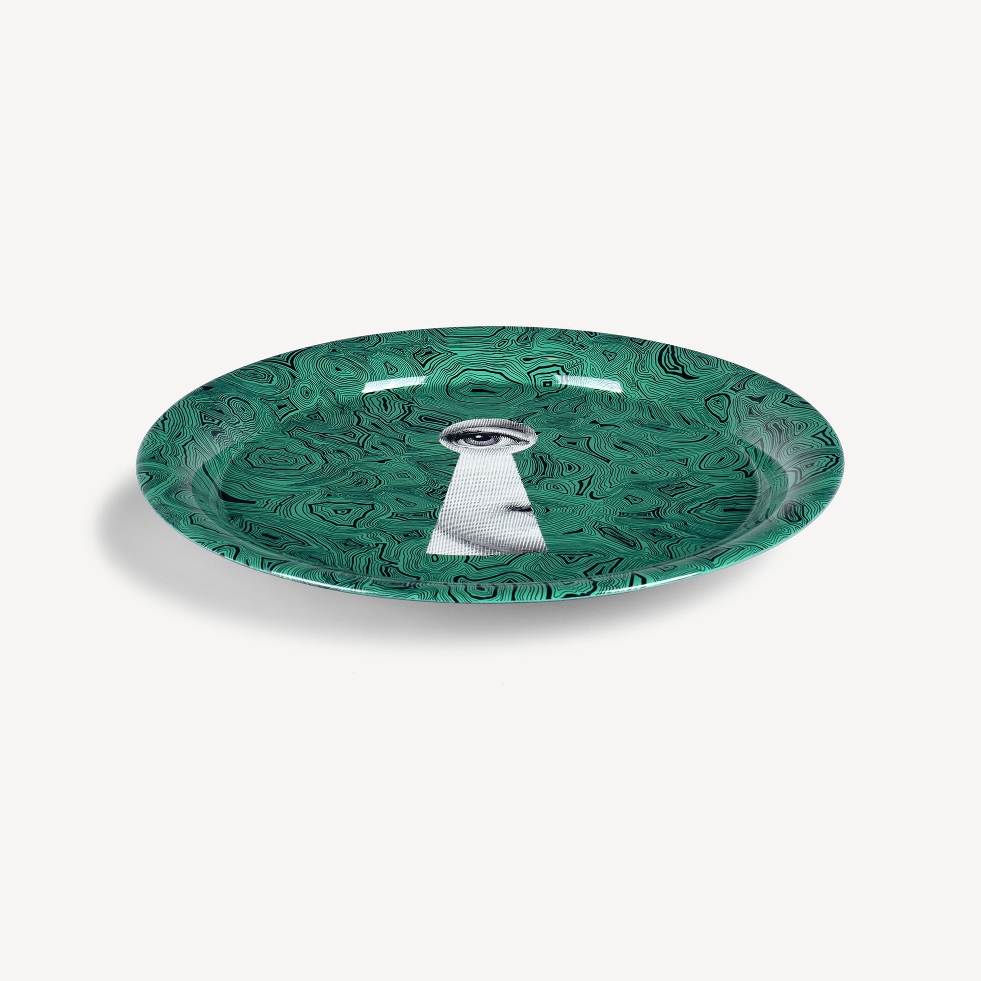 Serratura tray on Malachite - Green