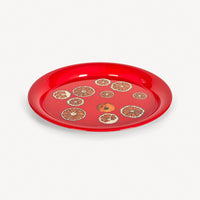 Fette d'arancia tray - Red
